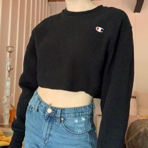 Champion Reverse Weave Cropped Hoodie